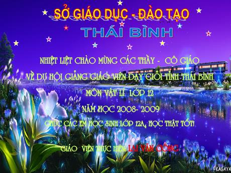 Bài giảng Vật lí 12 (cơ bản) - Bài 34: Sơ lược về Laze - Lại Văn Công