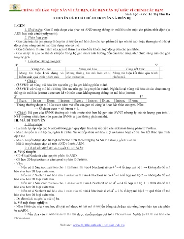 Bài tập ôn Khối 12 các môn Sinh học, Vật lý, Hóa học và Tiếng Anh