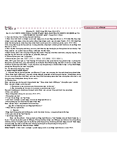 Giáo án Lịch sử 12 - Tiết 39, Bài 21: Xây dựng chủ nghĩa xã hội ở miền Bắc, đấu tranh chống đế quốc Mĩ và chính quyền Sài Gòn miền Nam (1954 - 1965) - Năm học 2023-2024