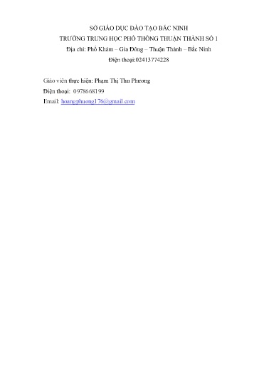 Giáo án Tích hợp kiến thức lịch sử, văn học, địa lí trong việc tổ chức ngoại khóa tìm hiểu làng tranh dân gian đông hồ